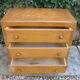 Commode en hêtre vintage 50/60