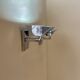 Pair of vintage adjustable wall lights, chrome-plated metal, France, 1970