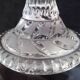Centerpiece (or fruit bowl) on a cut crystal stand