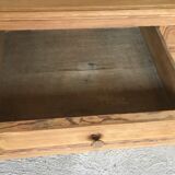 Counter or low sideboard in solid wood - craft furniture