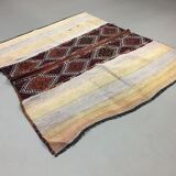 Turkish kilim 135x120 cm square tribal