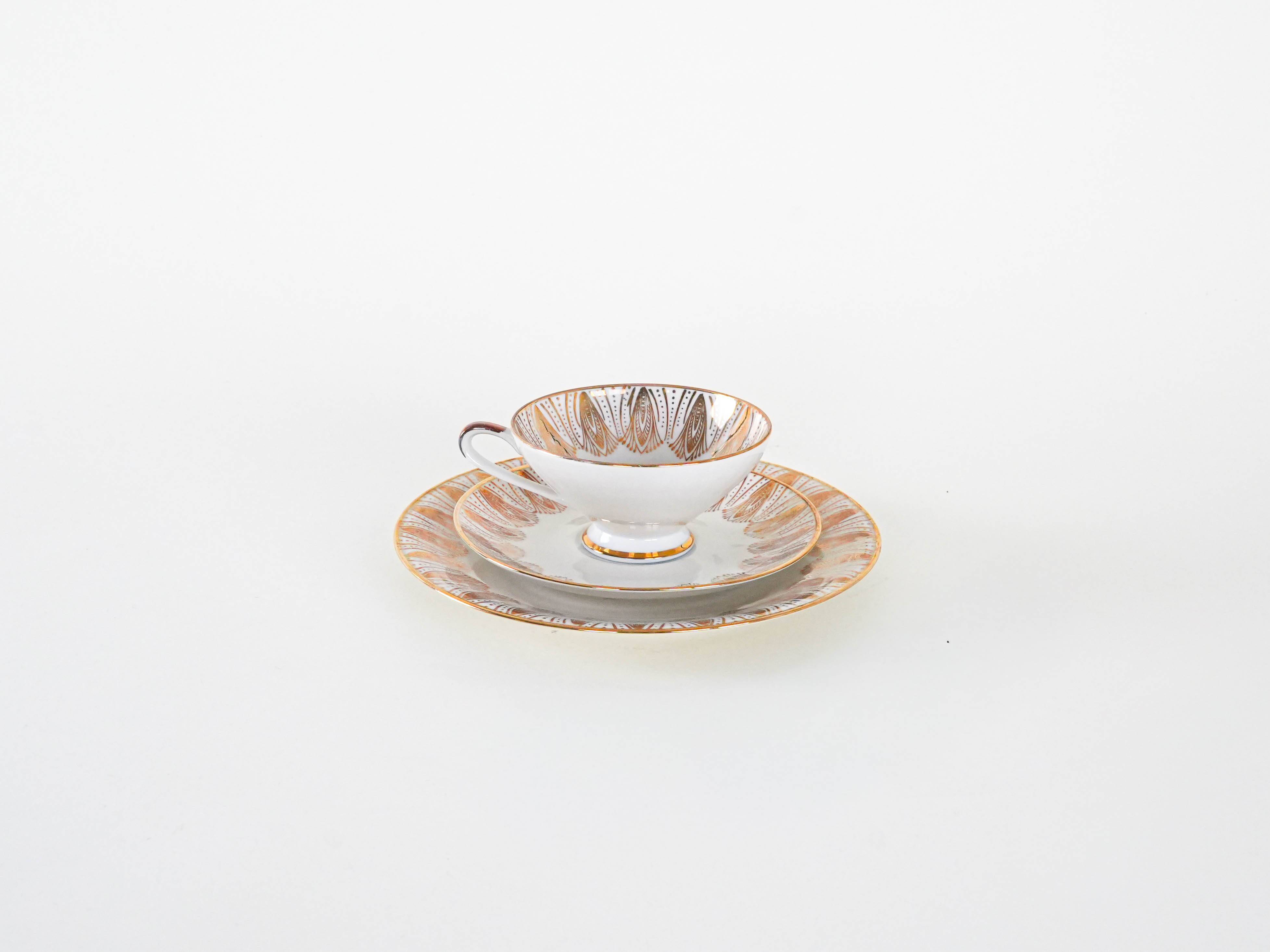 Porcelain cup, German design, 1970s, manufactured by Bavaria Elfenbein