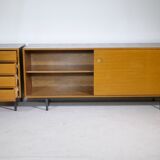 Teak sliding door sideboard by Ernst Martin Dettinger for Bormann, 1960s