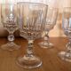 8 vintage bistro stemmed glasses