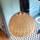 Vintage wicker pendant light Ø55cm