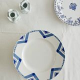 Mounted plate, compote dish Moulin des loups Pax