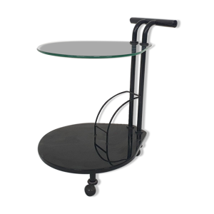 Chariot en verre et en