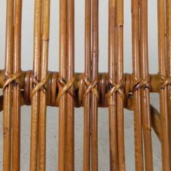 Rohe Noordwolde bamboo and rattan chair, 1950s