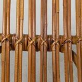 Rohe Noordwolde bamboo and rattan chair, 1950s