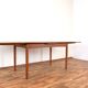 Mid-century Danish teak extendable dining table, 1960s.