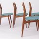 Set of 4 Habeo “Boomerang” Teak Dining Chairs, 1960s Germany | Mid-Century