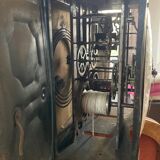 Mouvement de comtoise époque XIXe cadran émaillé