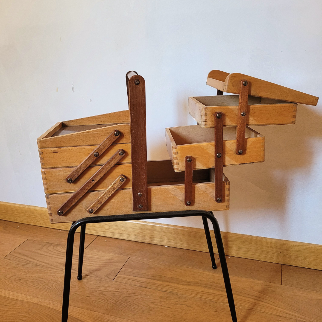 Vintage worker metal base