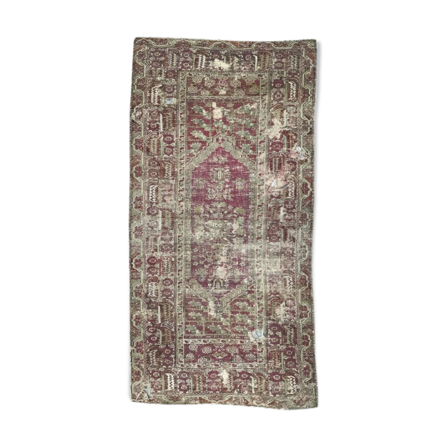 Carpet former Turkish Ghyordes 18th century handmade 135 X 268 CM