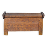 Antique beech shepherd's chest, 1850s
