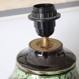 Handmade ceramic lamp signed