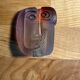 Glass sculpture / "Mio" mask - Signed - Art glass