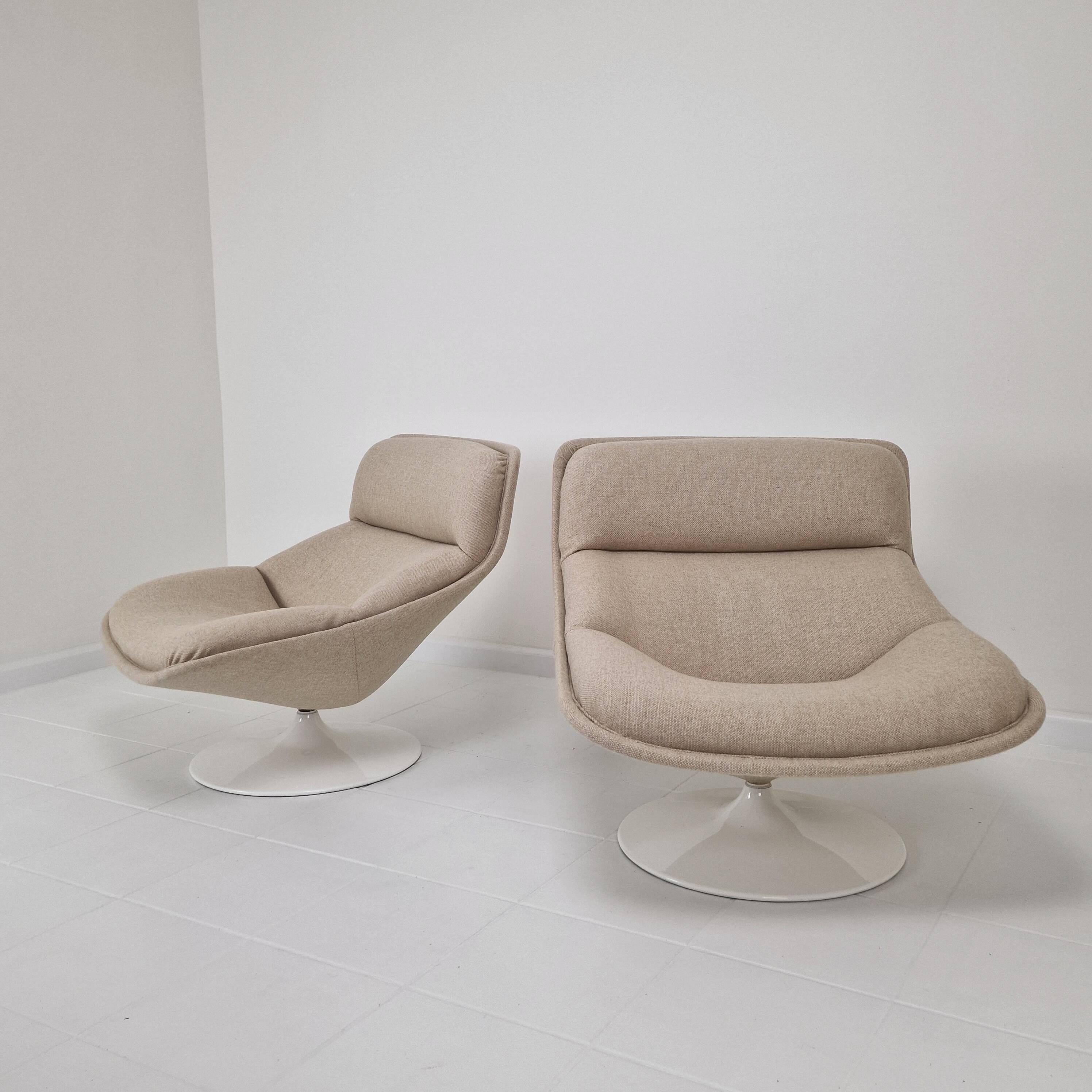 Set of 2 F517 Lounge Chairs by Geoffrey Harcourt for Artifort, 1970s