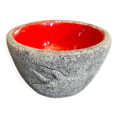 Francis Triay Ceramic Ashtray Coupe Vide Poche 1960s Vintage Rock Art