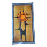 Chrome and ceramic coffee table