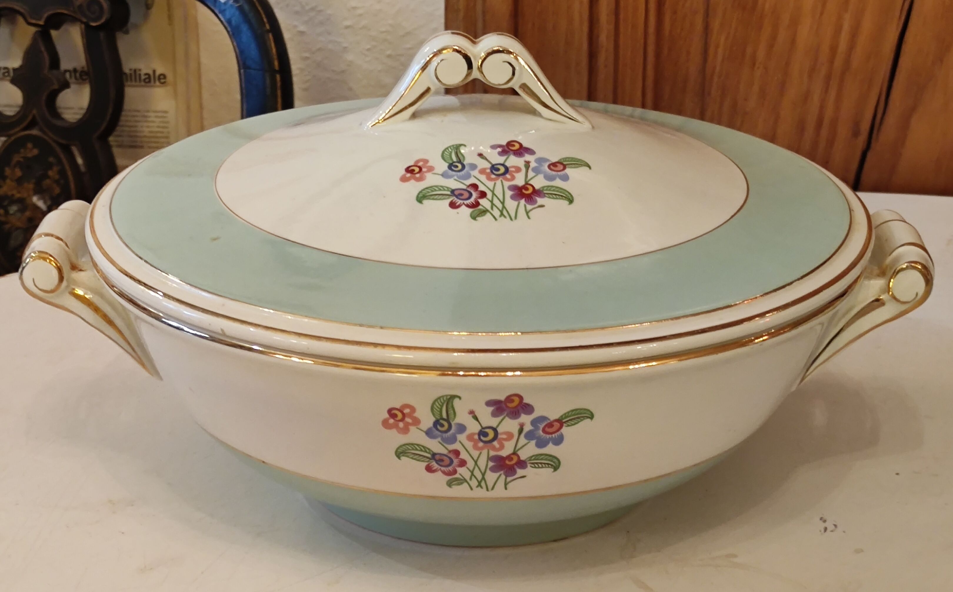 Service vaisselle  42 pièces Lunéville modèle Anthéor