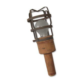 Walkman lamp wooden handle