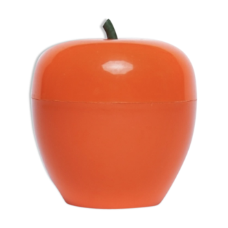Apple-shaped ice bucket