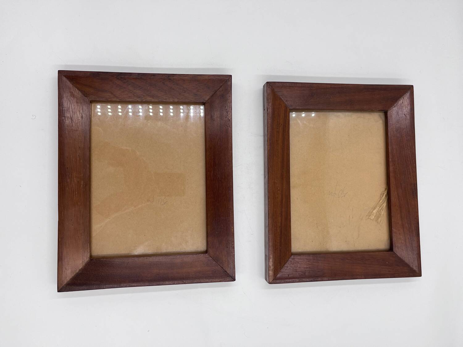 Duo of wooden frames