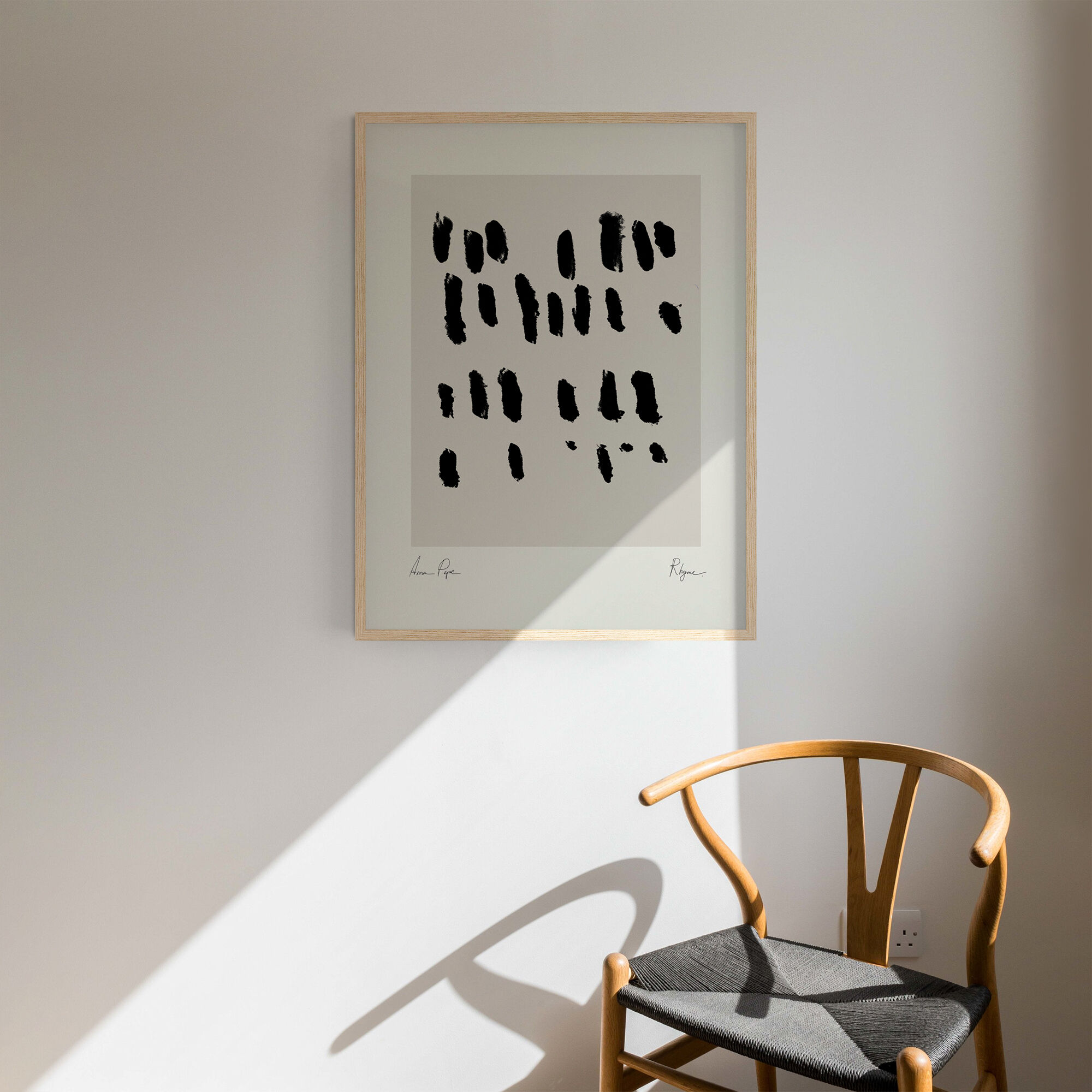 Abstract composition giclee print, 50x70cm