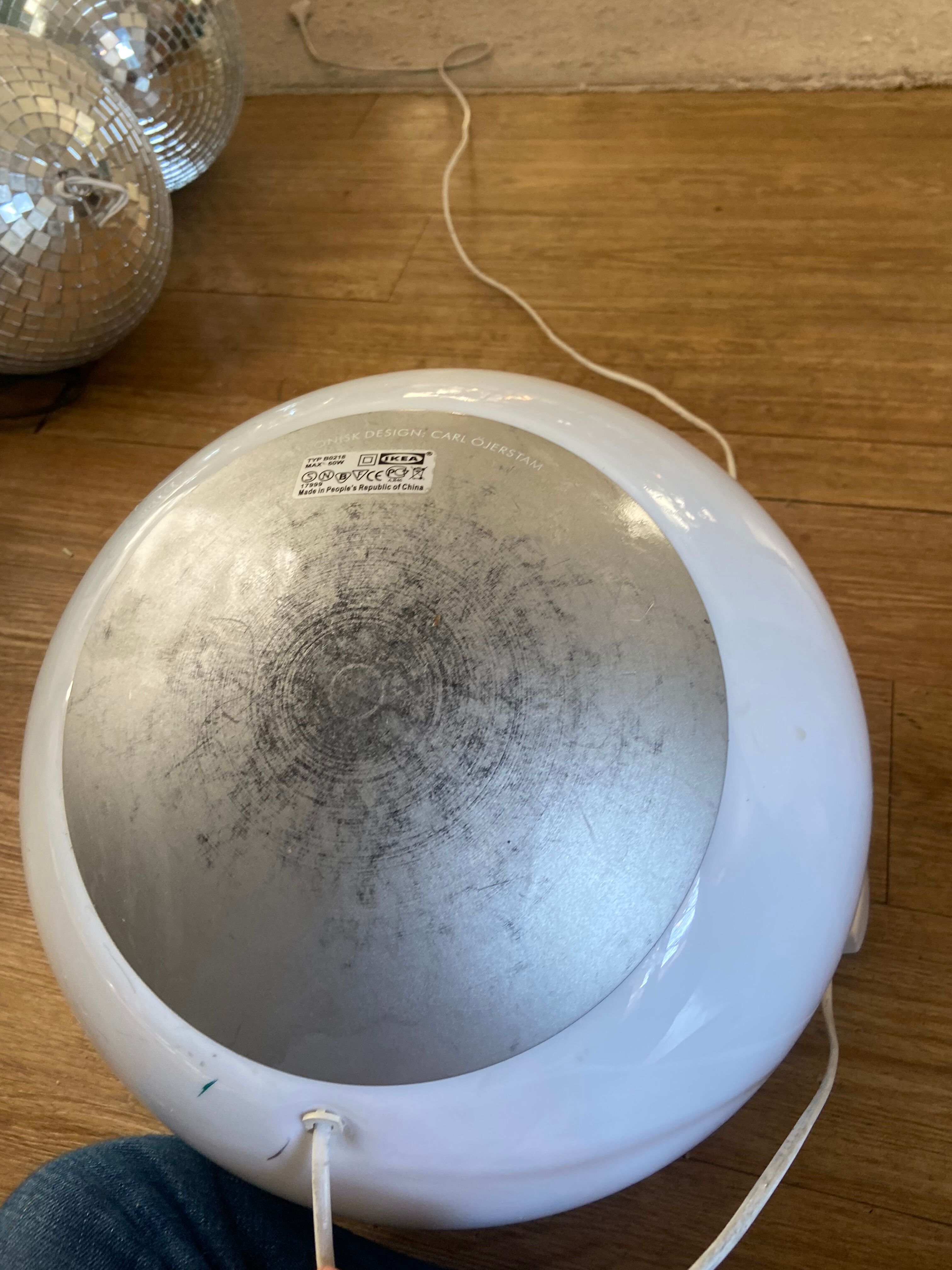 Jonisk ball lamp by Carl Ojerstam for Ikea