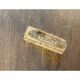 Table pliante en bois teinté, plat recouvert de feutrine rouge thonet