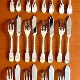 Christofle Cluny, 12 fish place settings, brand new condition