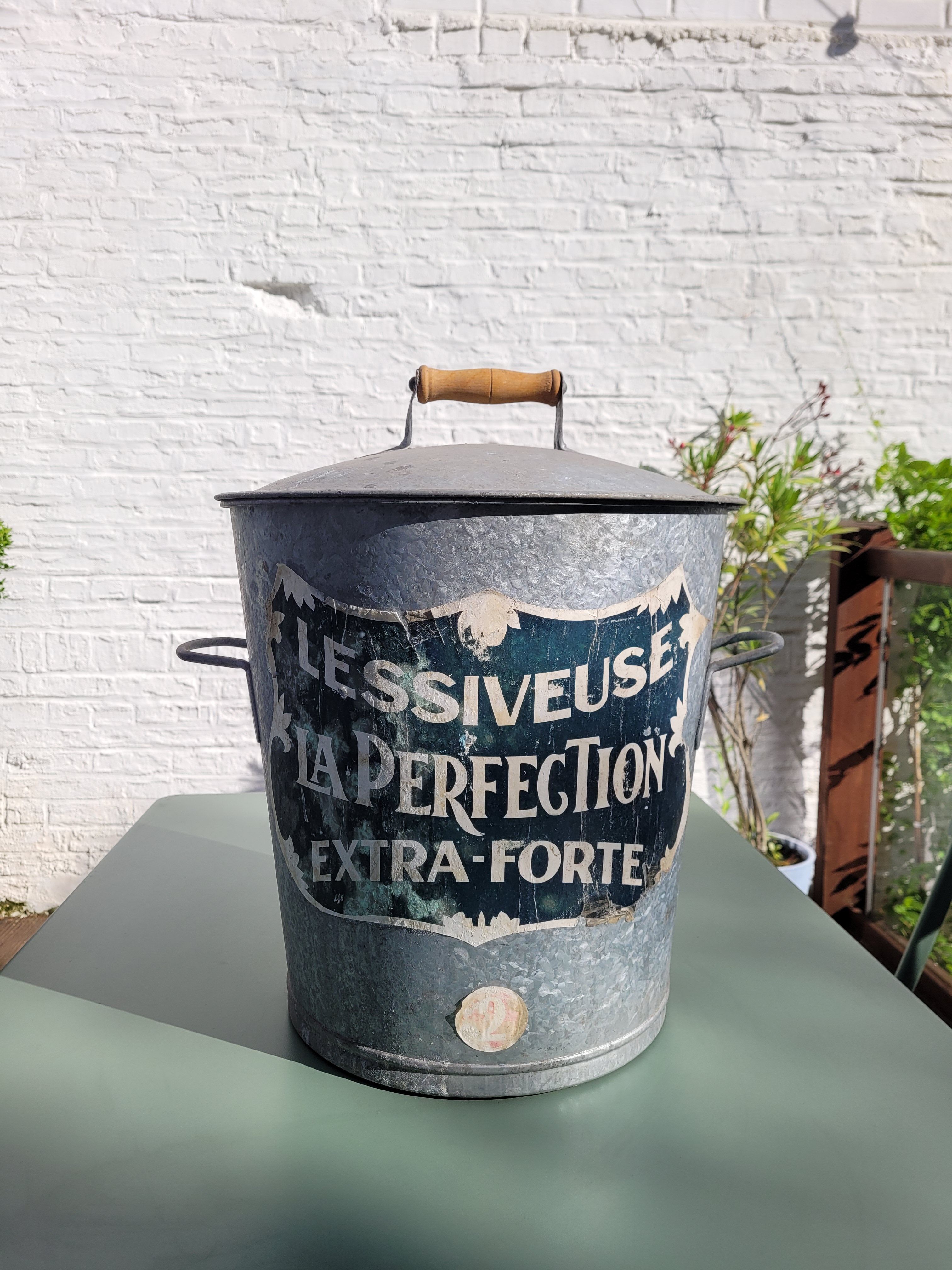 Zinc washing machine 1950