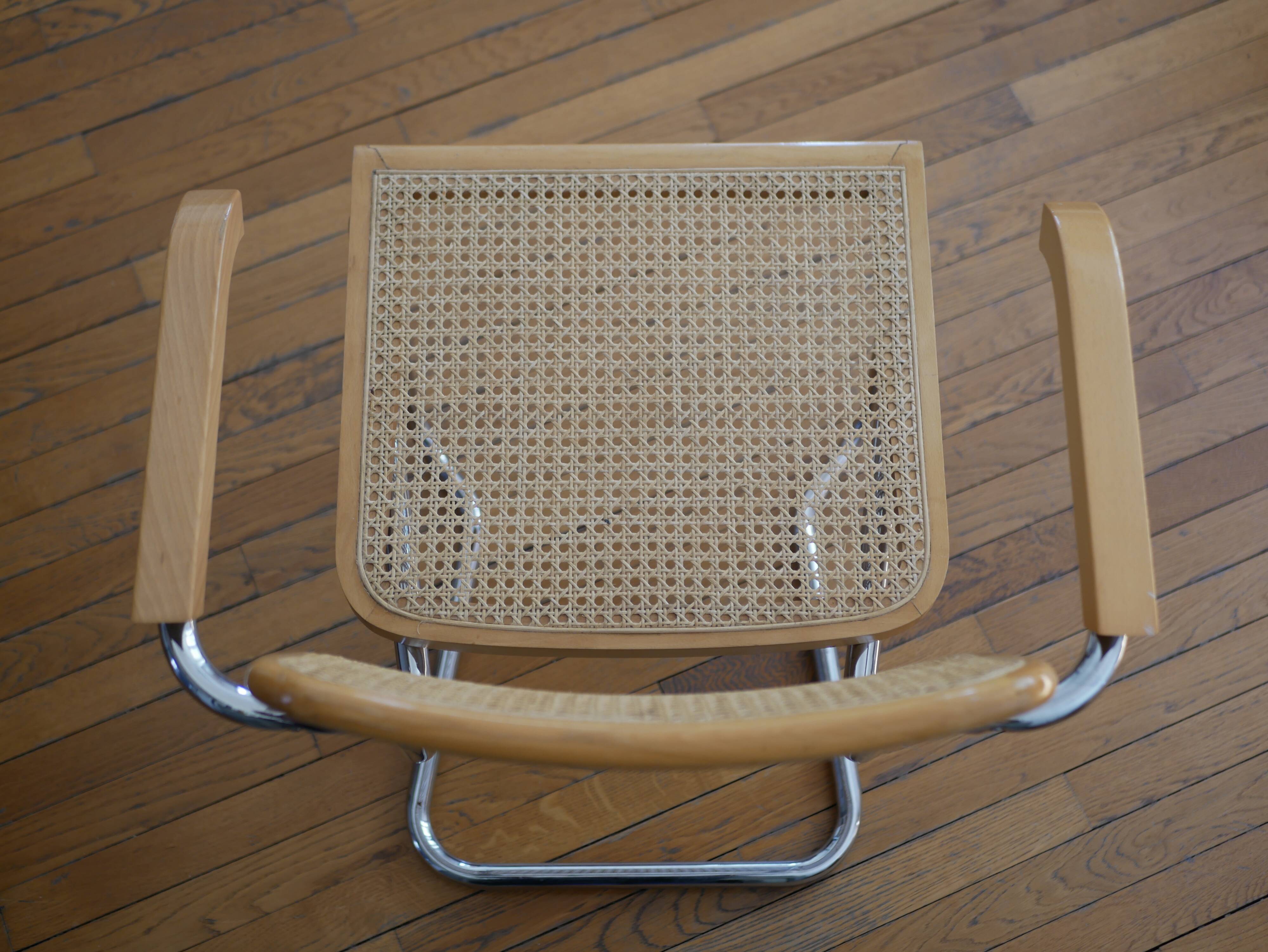 Fauteuil B64 / Cesca de Marcel Breuer – Édition années 2000