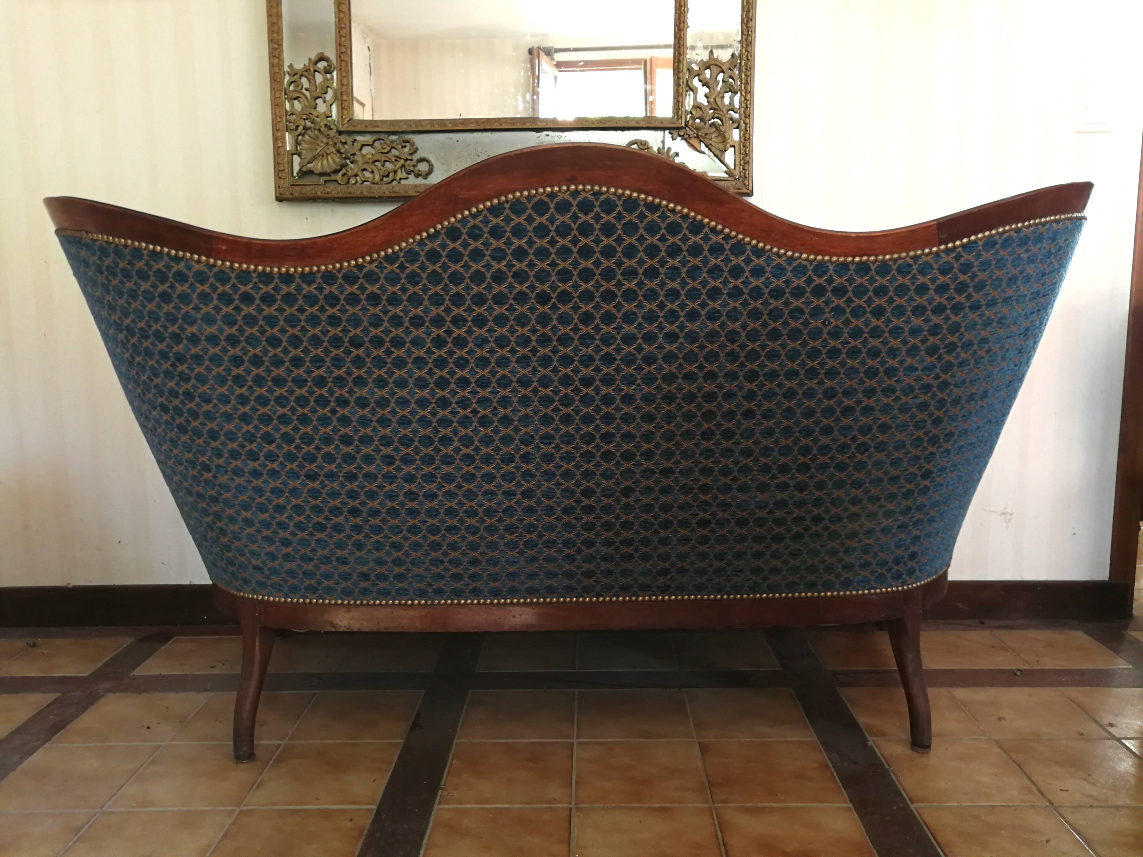 Banquette canapé vintage Louis Philippe