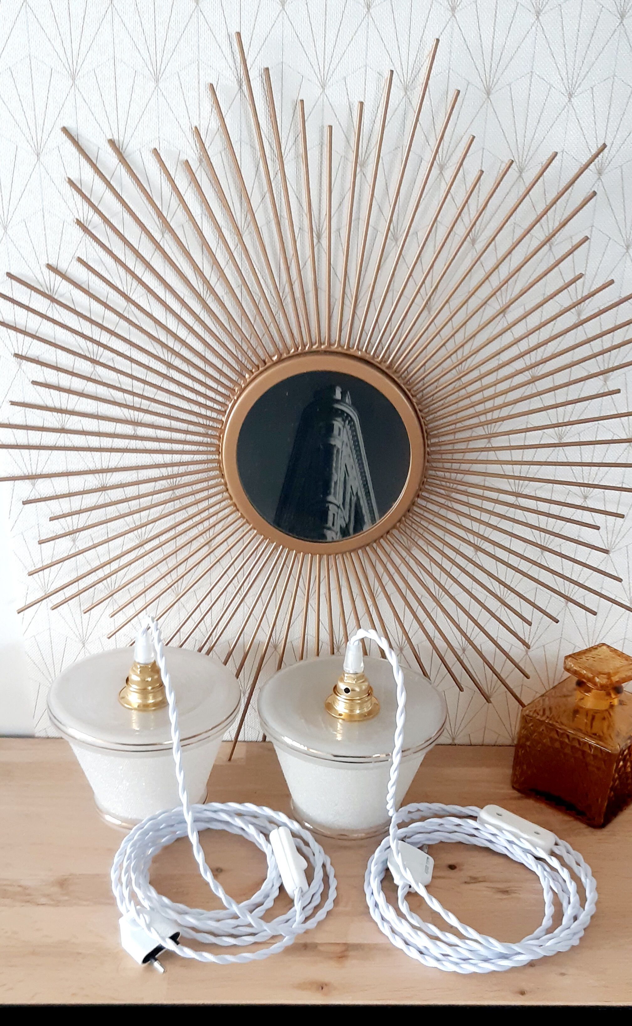 Art Deco hanging lamp