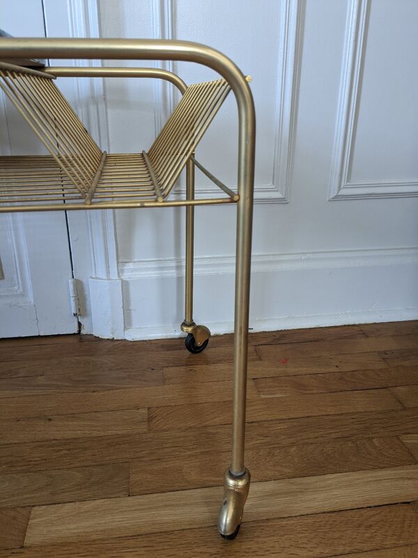 Table d'appoint range vinyles