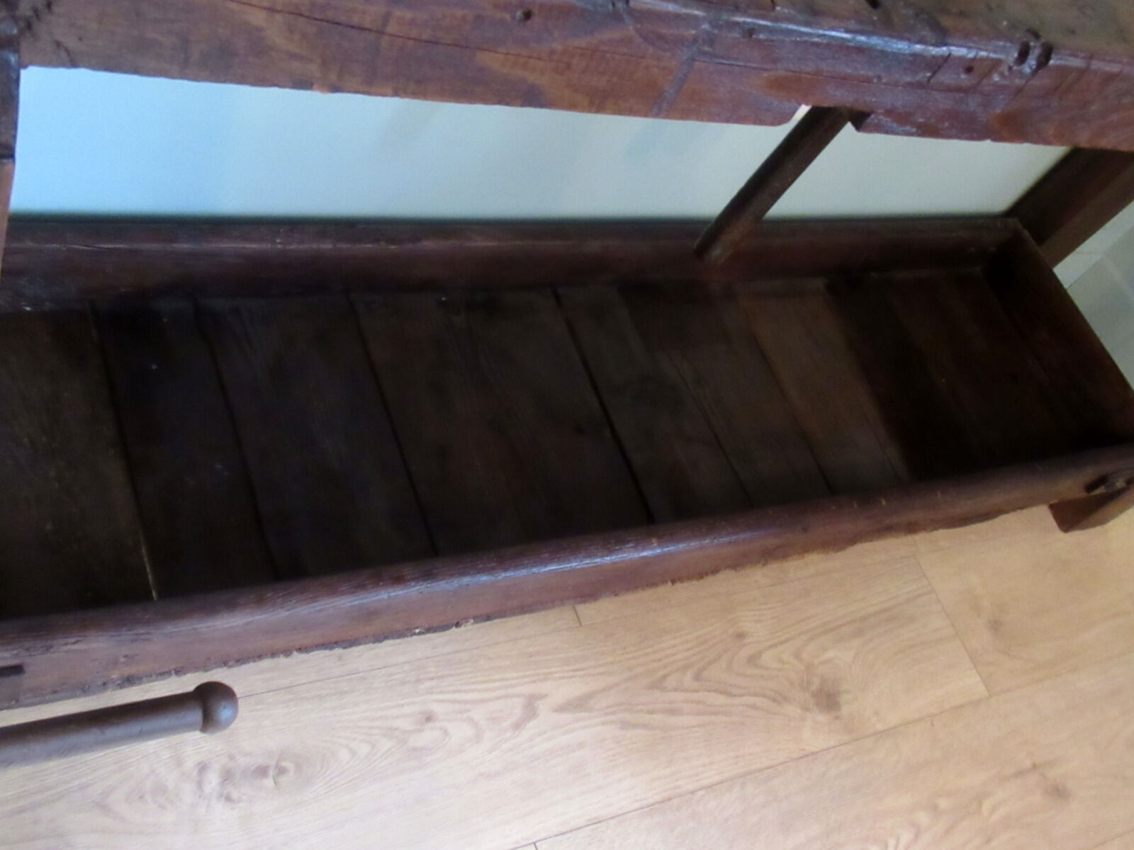 Workbench in oak, beech top