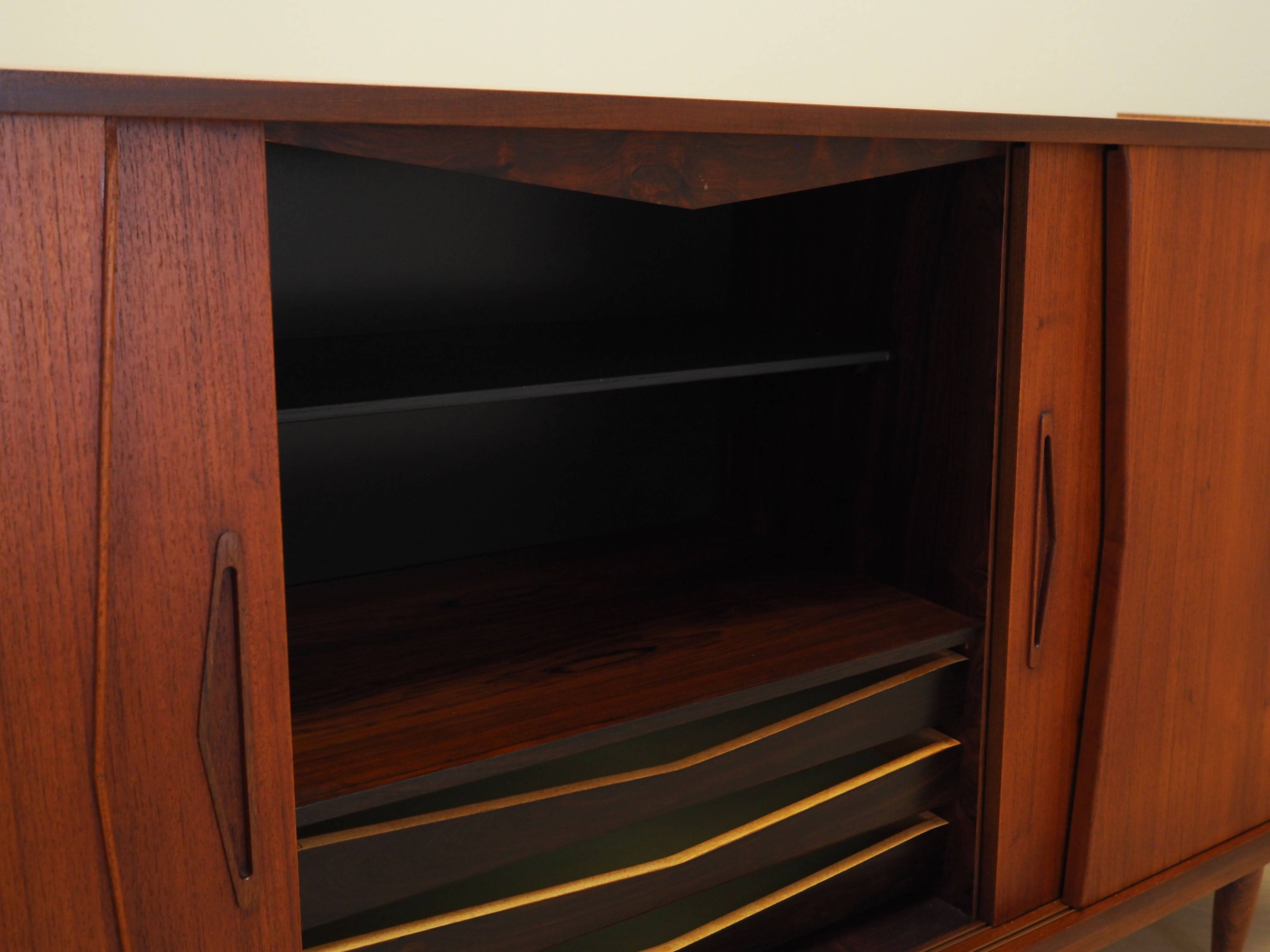 Teak sideboard, Danish design, 1970s, production: Denmark