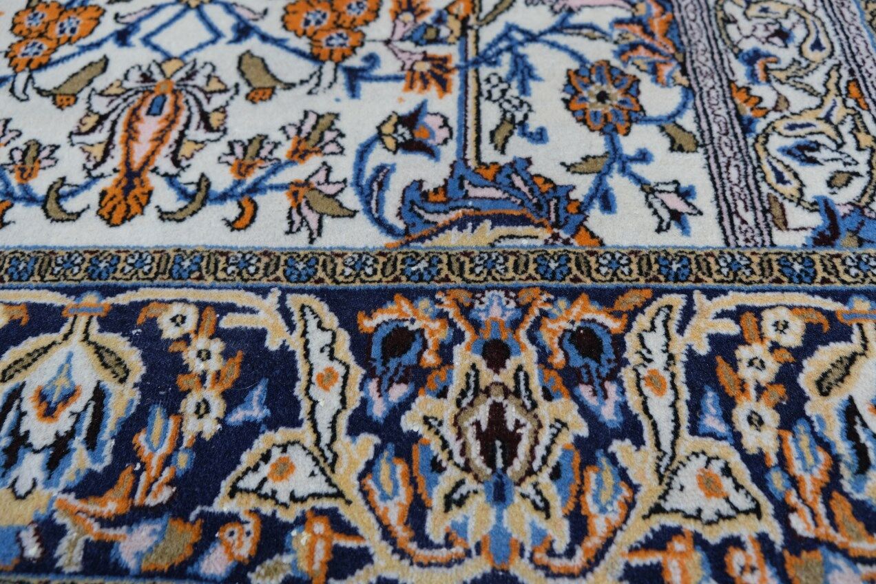 Hand-Woven Middle Persian Rug, 1960