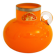 Petit vase opalin orange vintage Carnaby 1960'