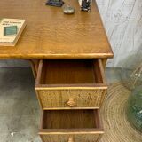 Vintage rattan desk