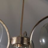 Art deco brass chandelier