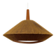 Suspension en teck et en raffia Bast par Temde