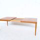 Table à repas teck Henri Walter Klein 1966 Bramin éditeur