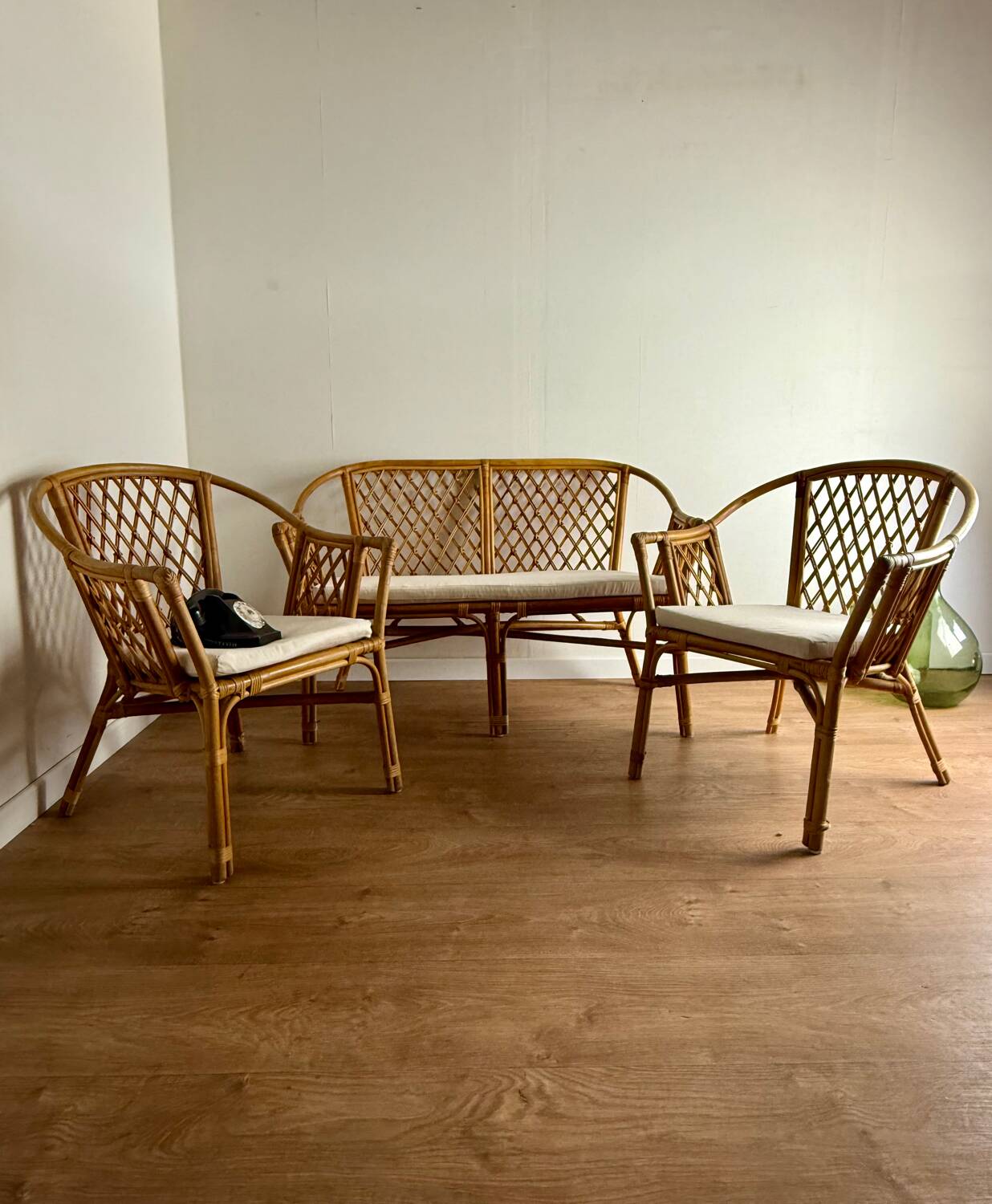 Rattan garden furniture