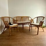 Rattan garden furniture