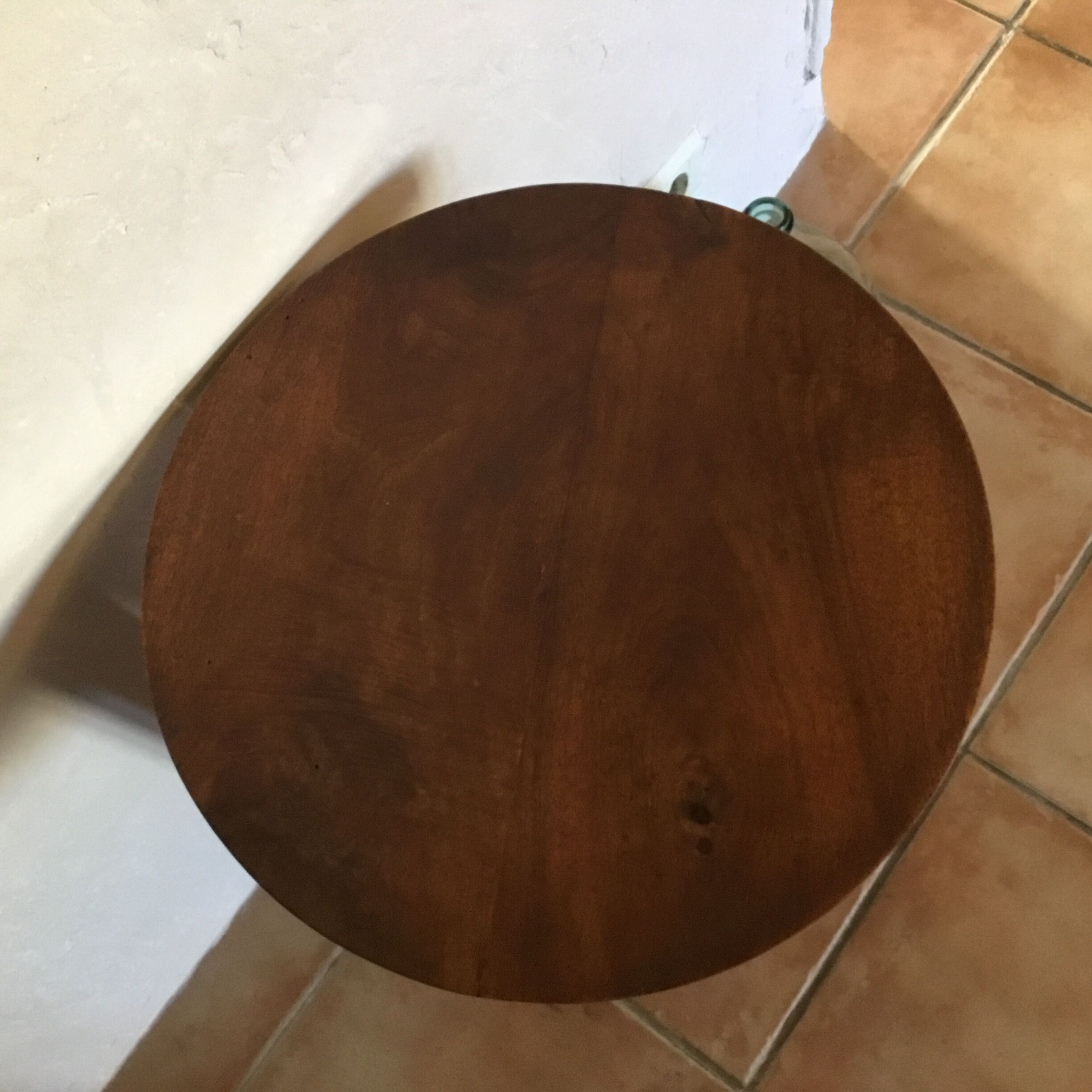Wooden art deco style side table