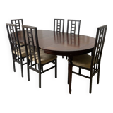 Dining room set extendable table and 6 chairs