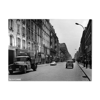 Paris in 1965 19th arrondissement on Rue de Flanders on day 2